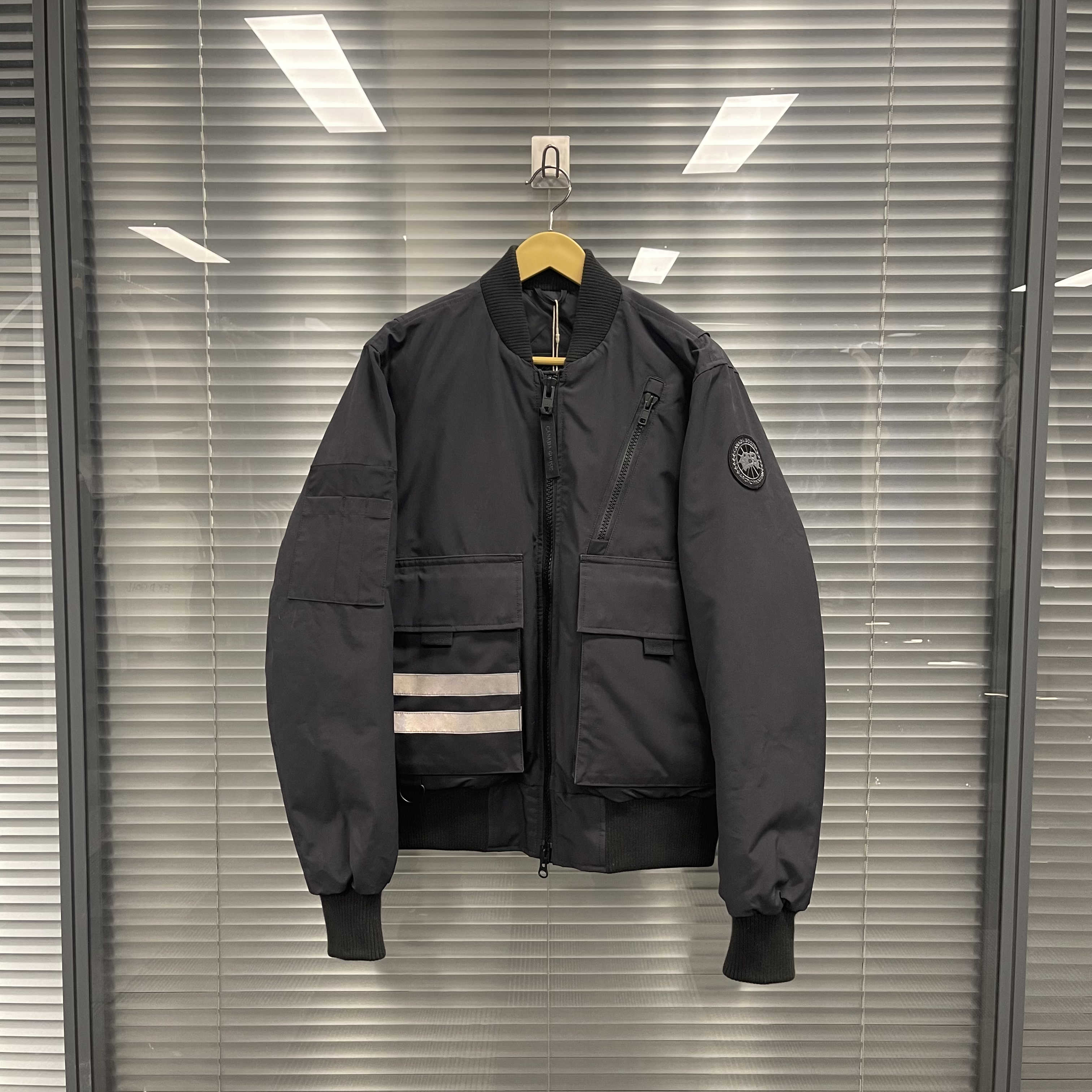 99新 CANADA GOOSE 黑标飞行员系列羽绒服 s码 #10066