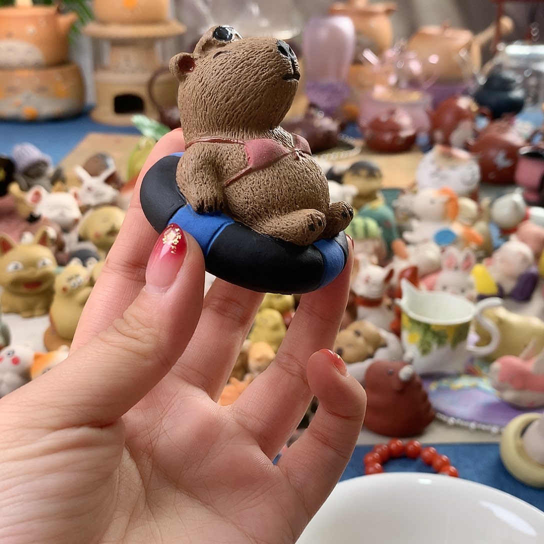 紫砂茶宠手工制作