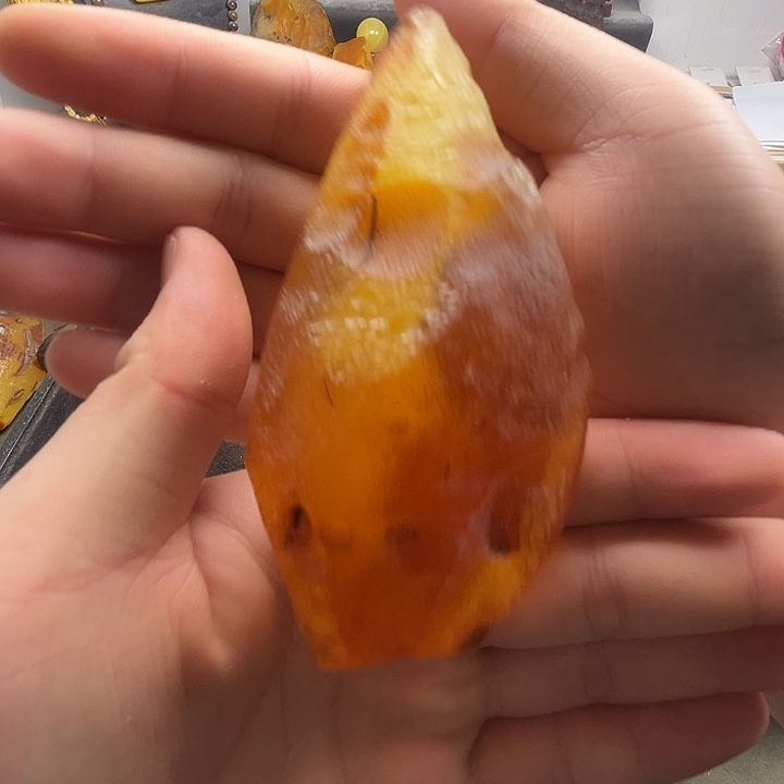 定制琥珀未镶嵌纯天然蜜蜡吊坠