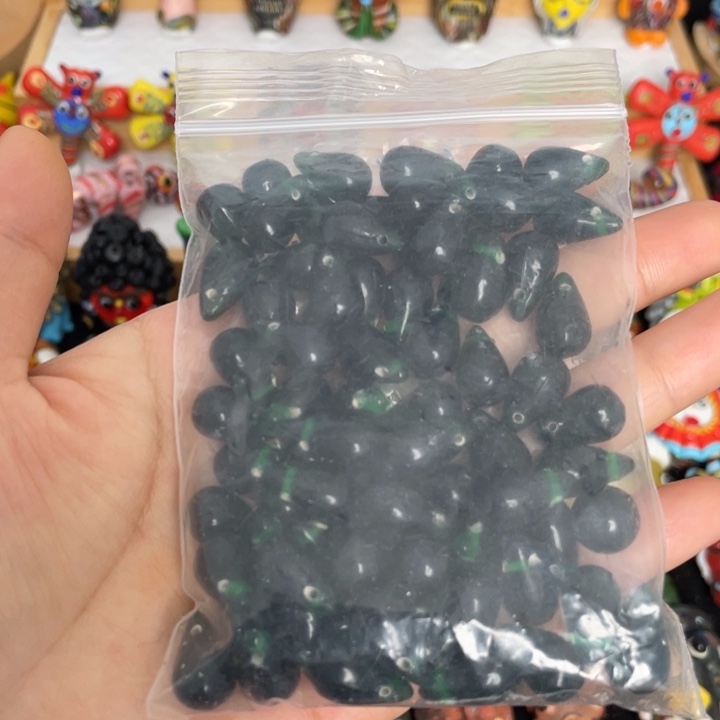 琉璃饰品水滴珠1包