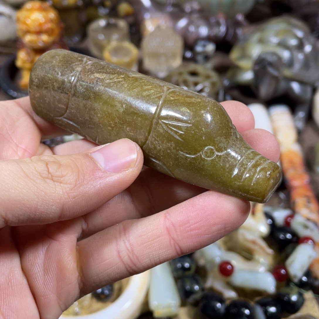 和田玉吊坠(不含链)未镶嵌