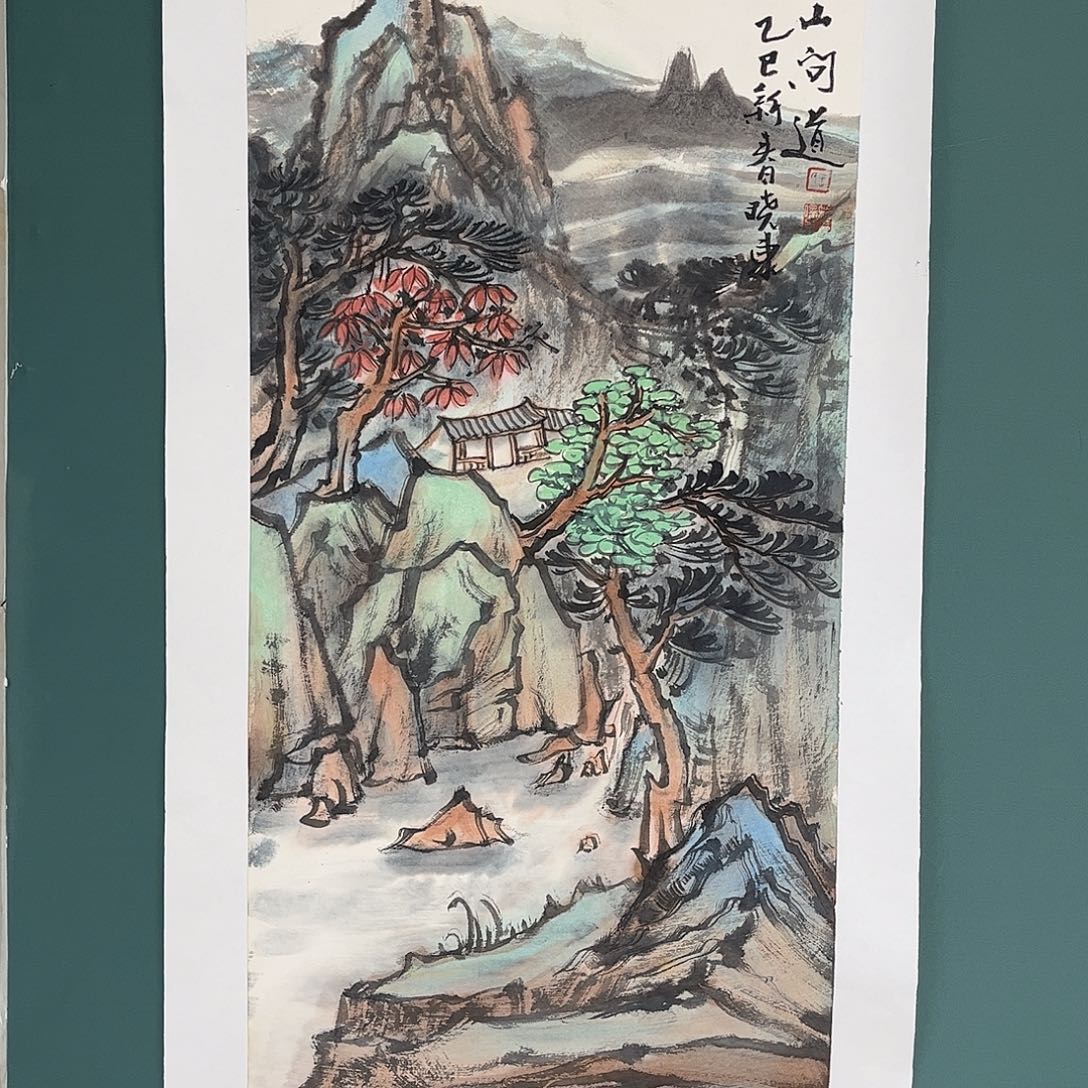 国画王晓东手绘作品