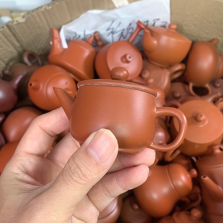 原矿朱泥茶壶茶具家用50