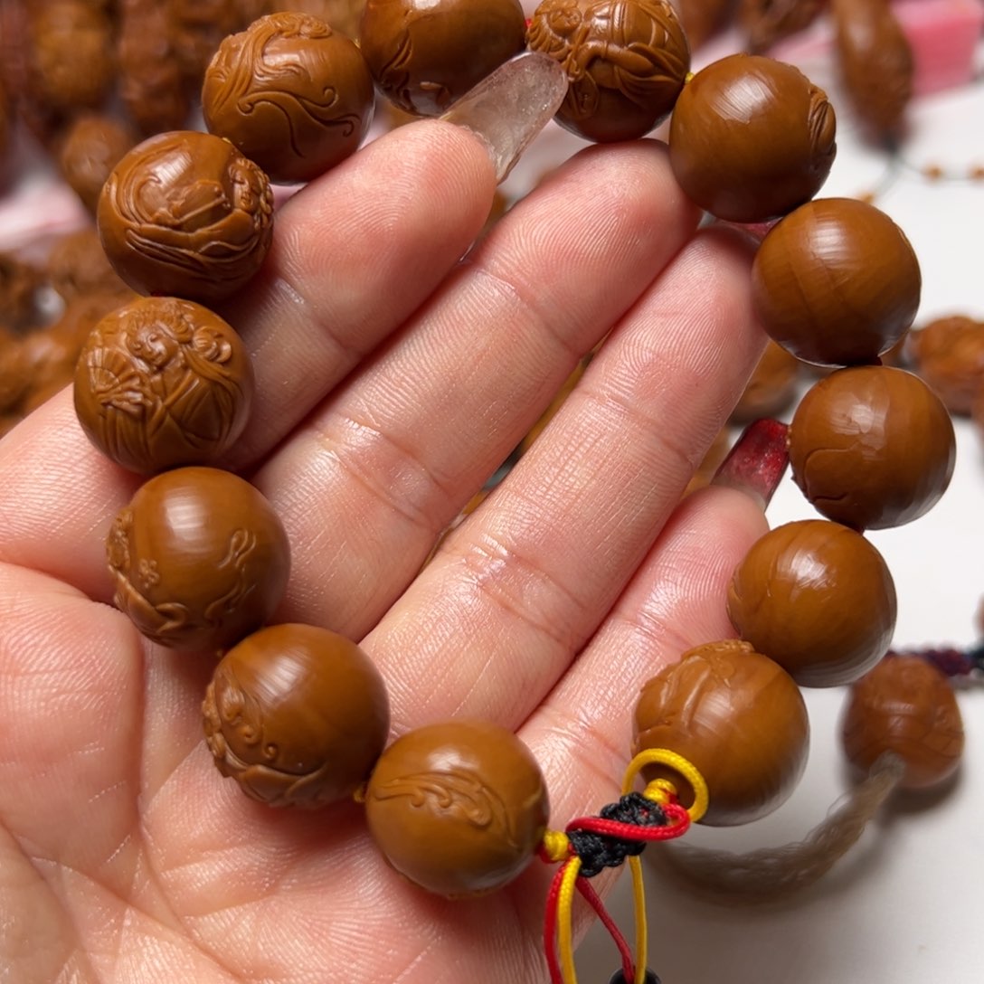 橄榄核手串橄榄核雕