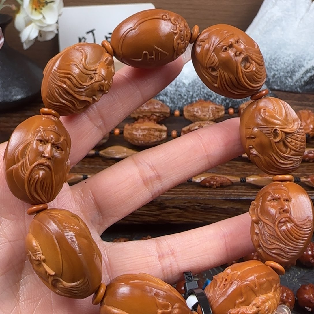 橄榄核手串/手链尺寸20关公手串