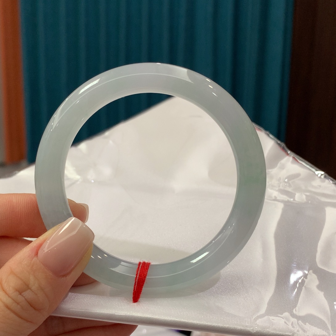 未镶嵌手镯翡翠完美者慎拍圈口55.5