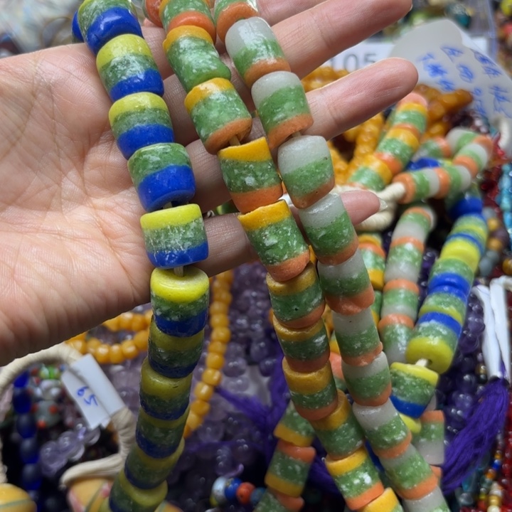 玻璃颈饰非洲琉璃一条，福利，喊我选