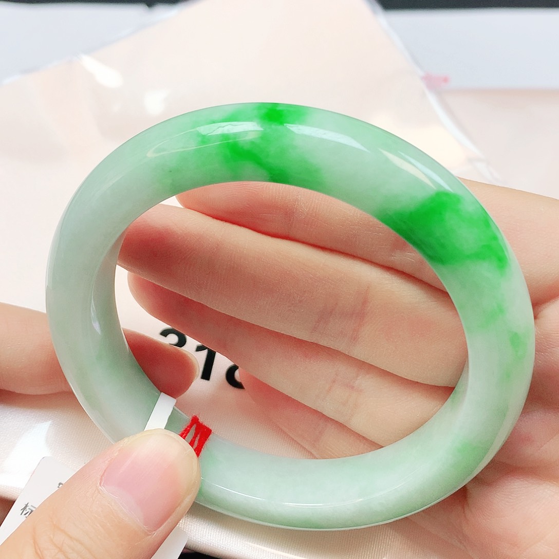 未镶嵌手镯翡翠抖音318