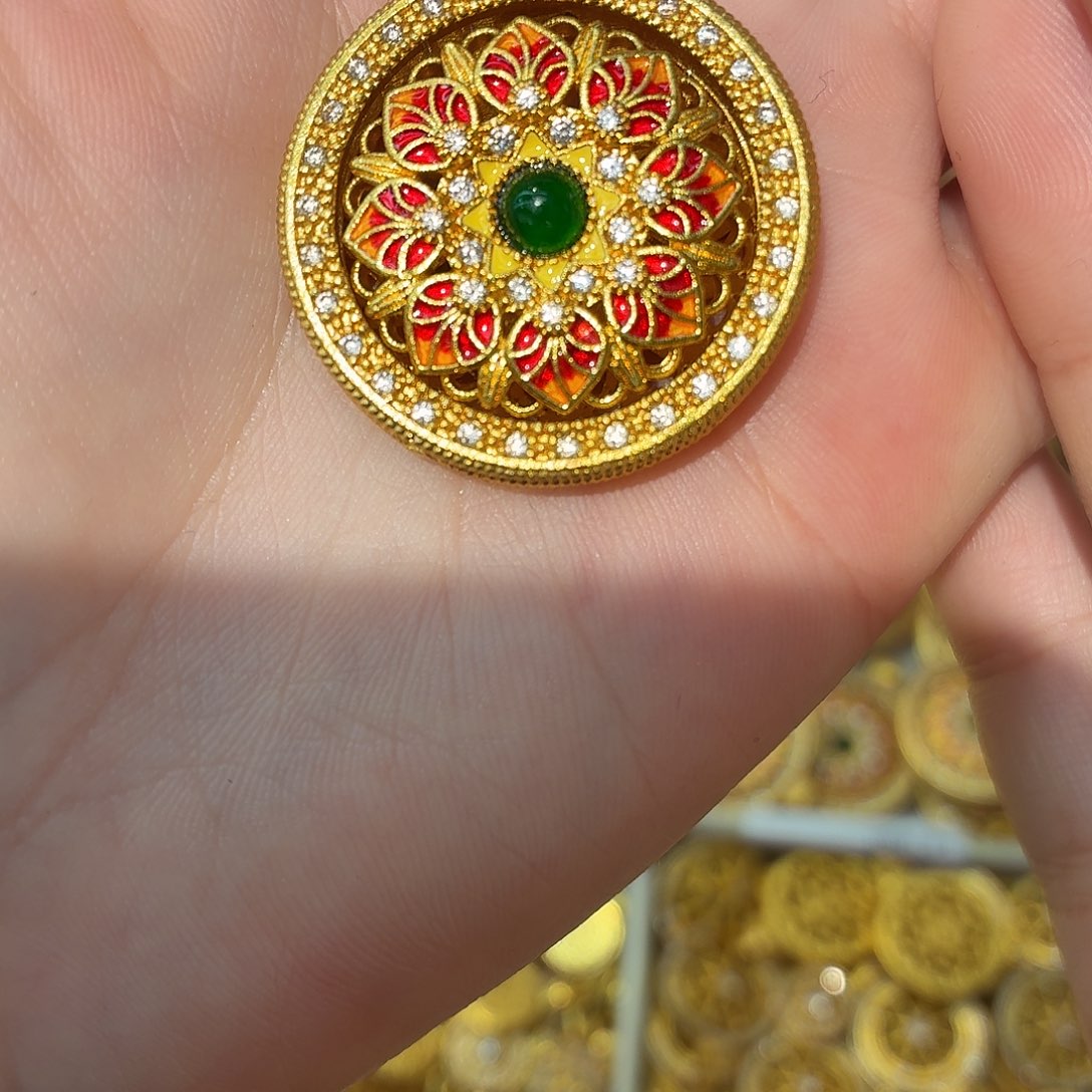 铜合金9142强保色发 1 个壹笔壹吊坠