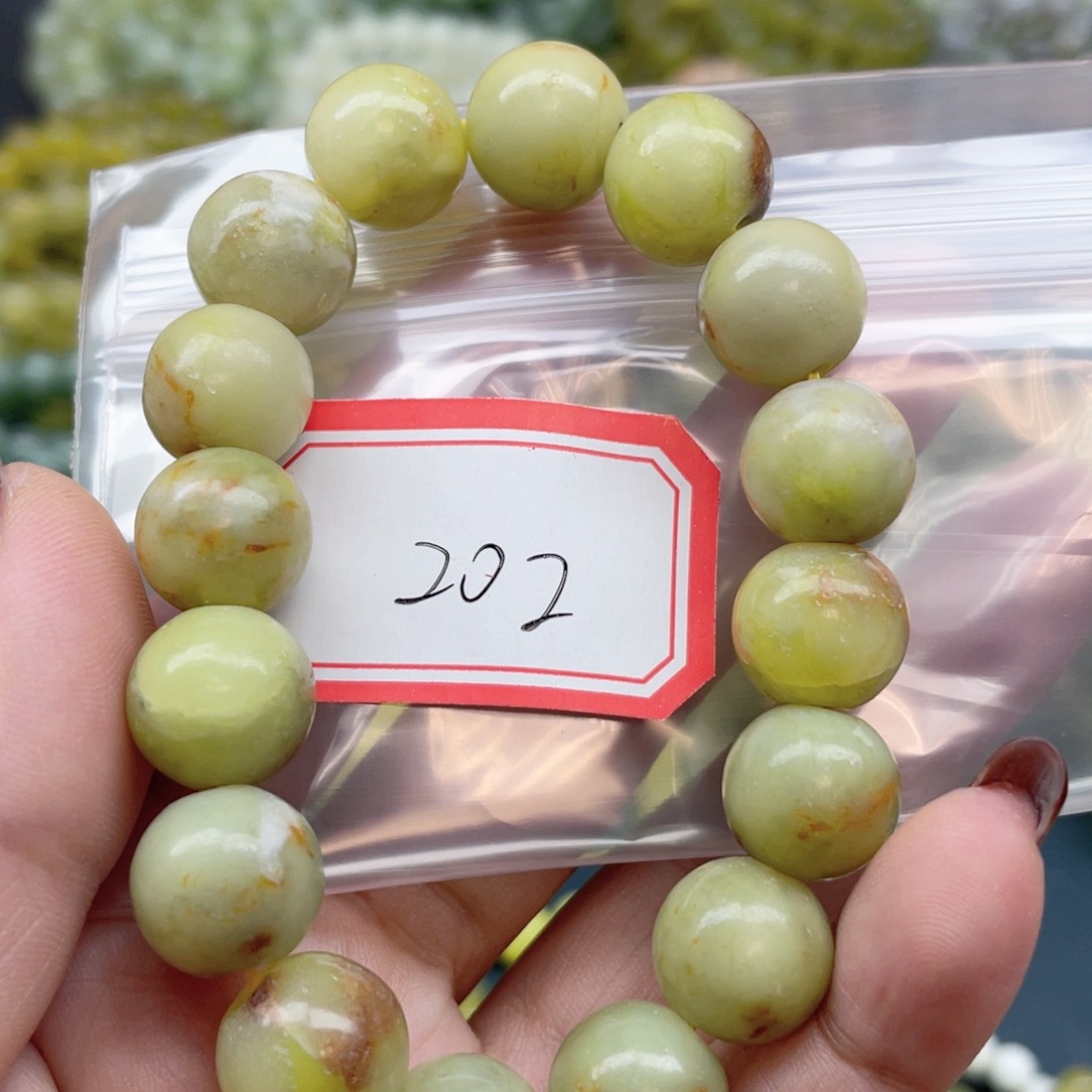 未镶嵌蛇纹石玉手串