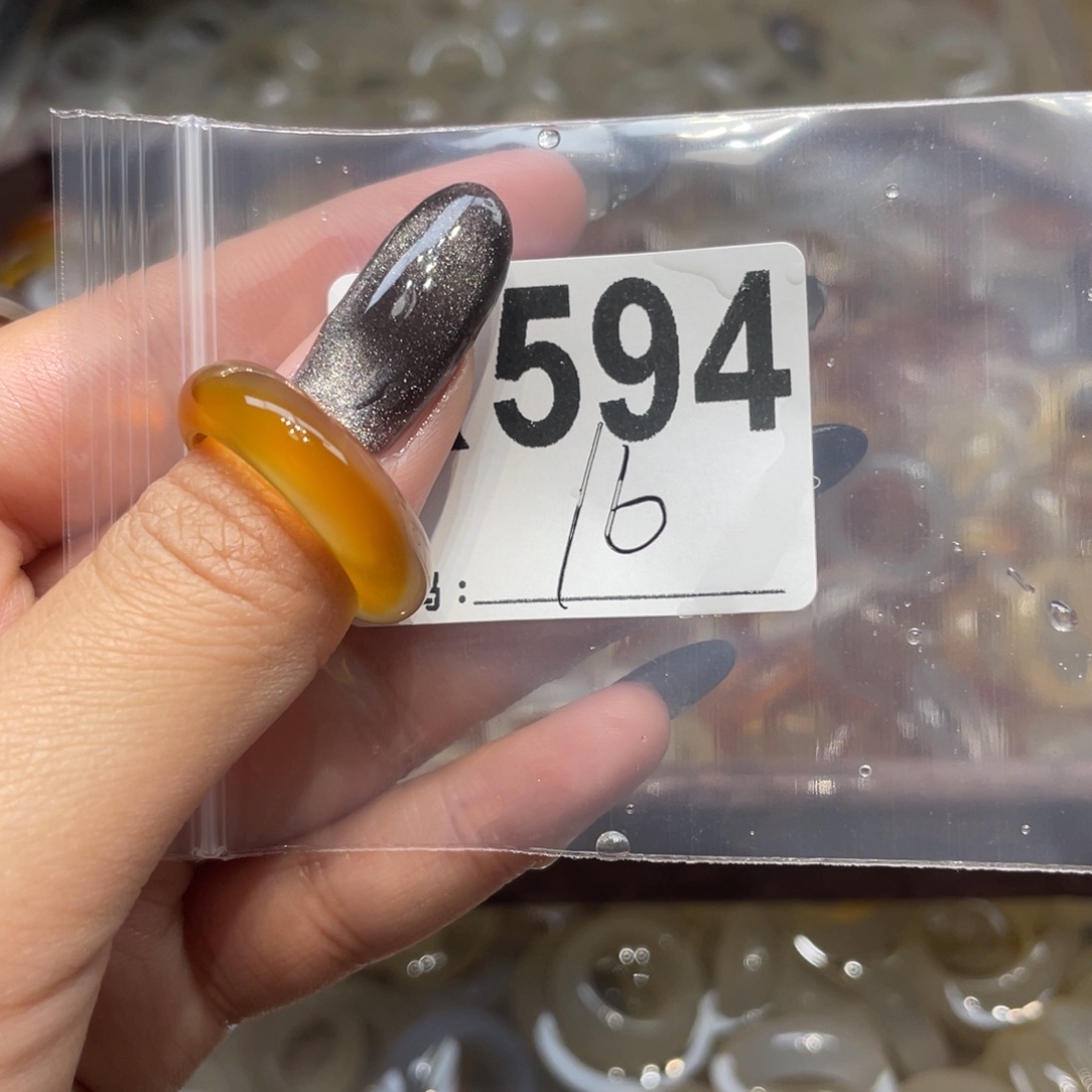 玛瑙/玉髓未镶嵌戒指594