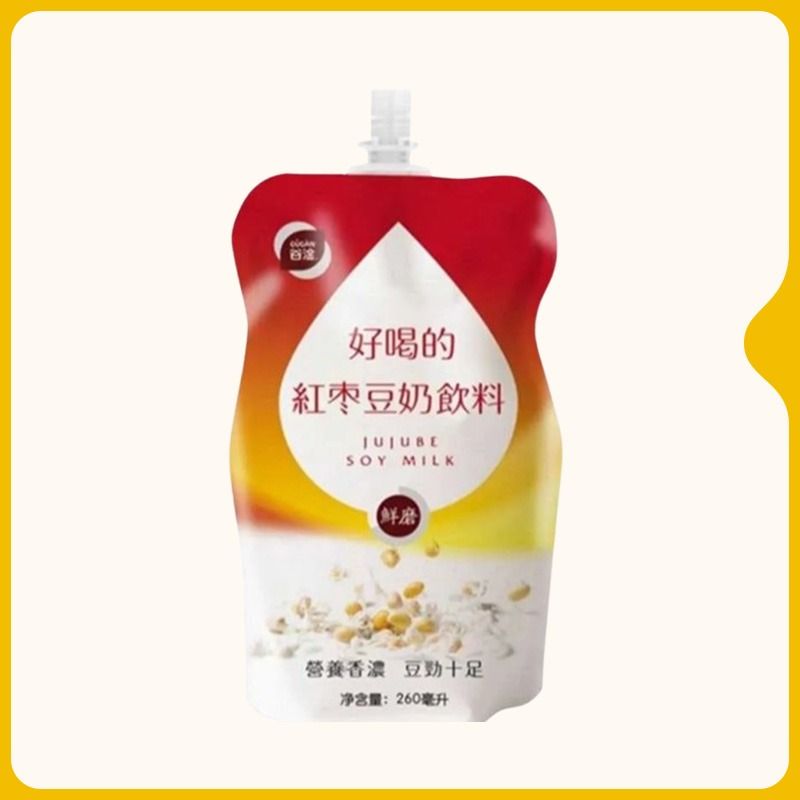 【美味即食】谷淦红枣豆奶260g/袋 谷物热饮品早餐