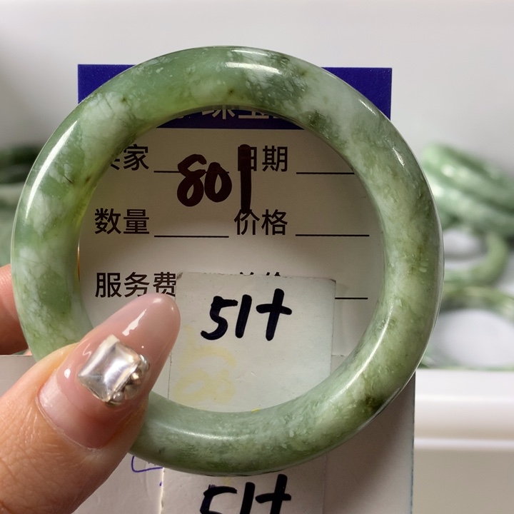 蛇纹石玉手镯未镶嵌801