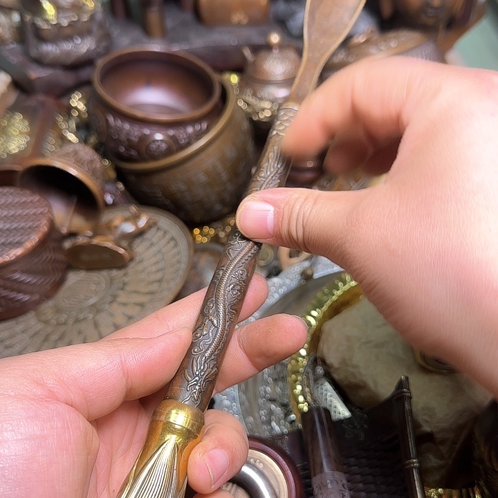 铜器办公室茶室摆件