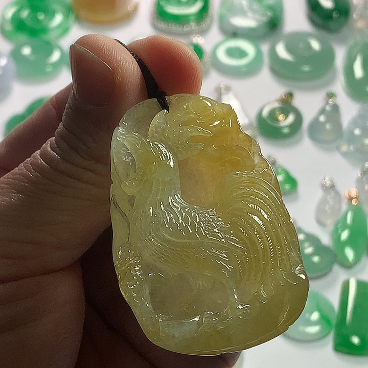 翡翠未镶嵌颈饰天然翡翠