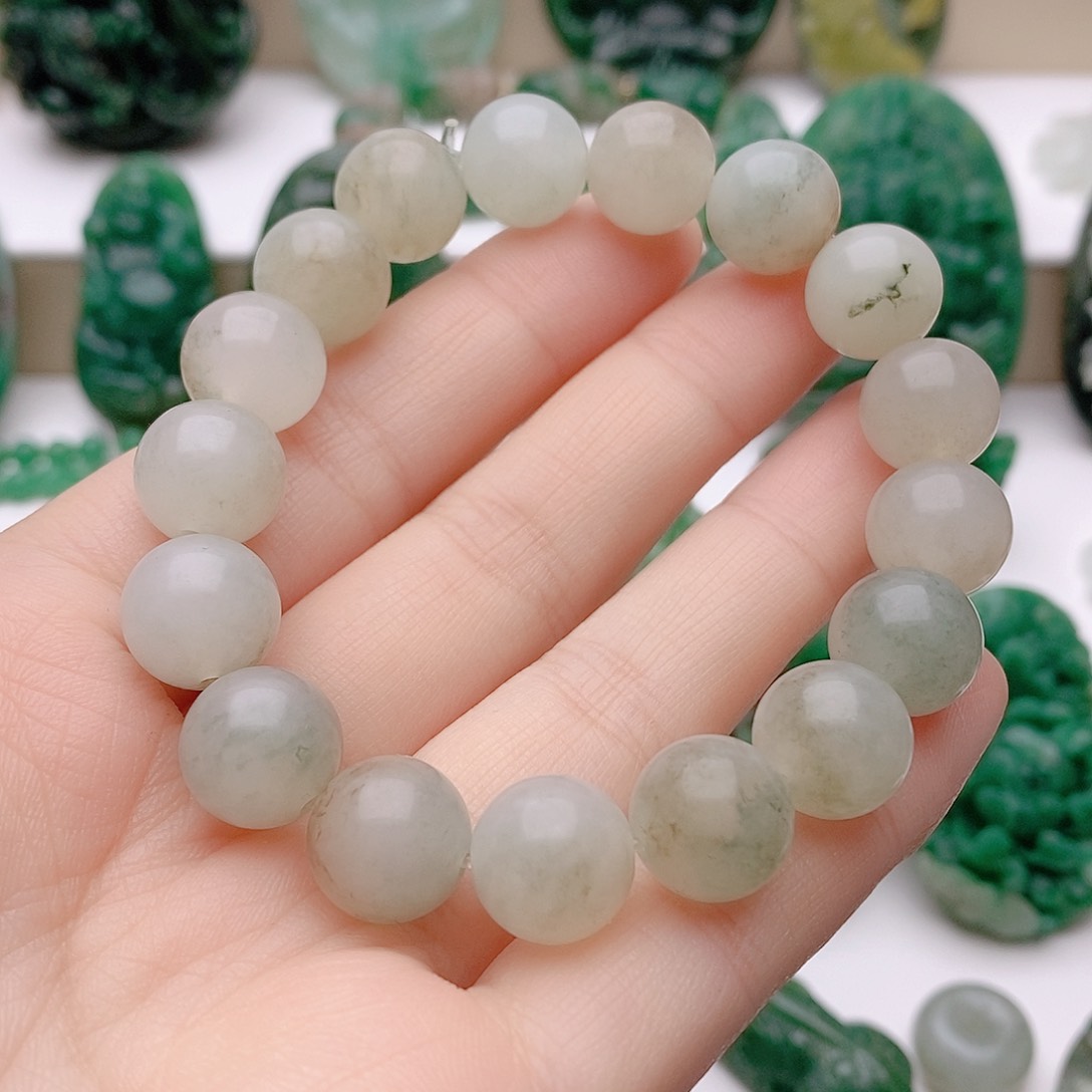 独山玉手串未镶嵌馬**功