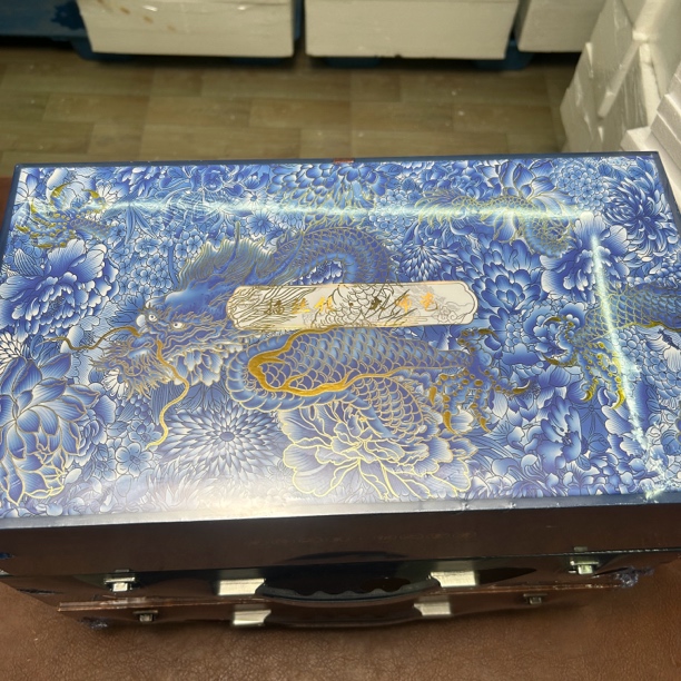 【闪购链接】掐丝银大师次银龙茶具套装