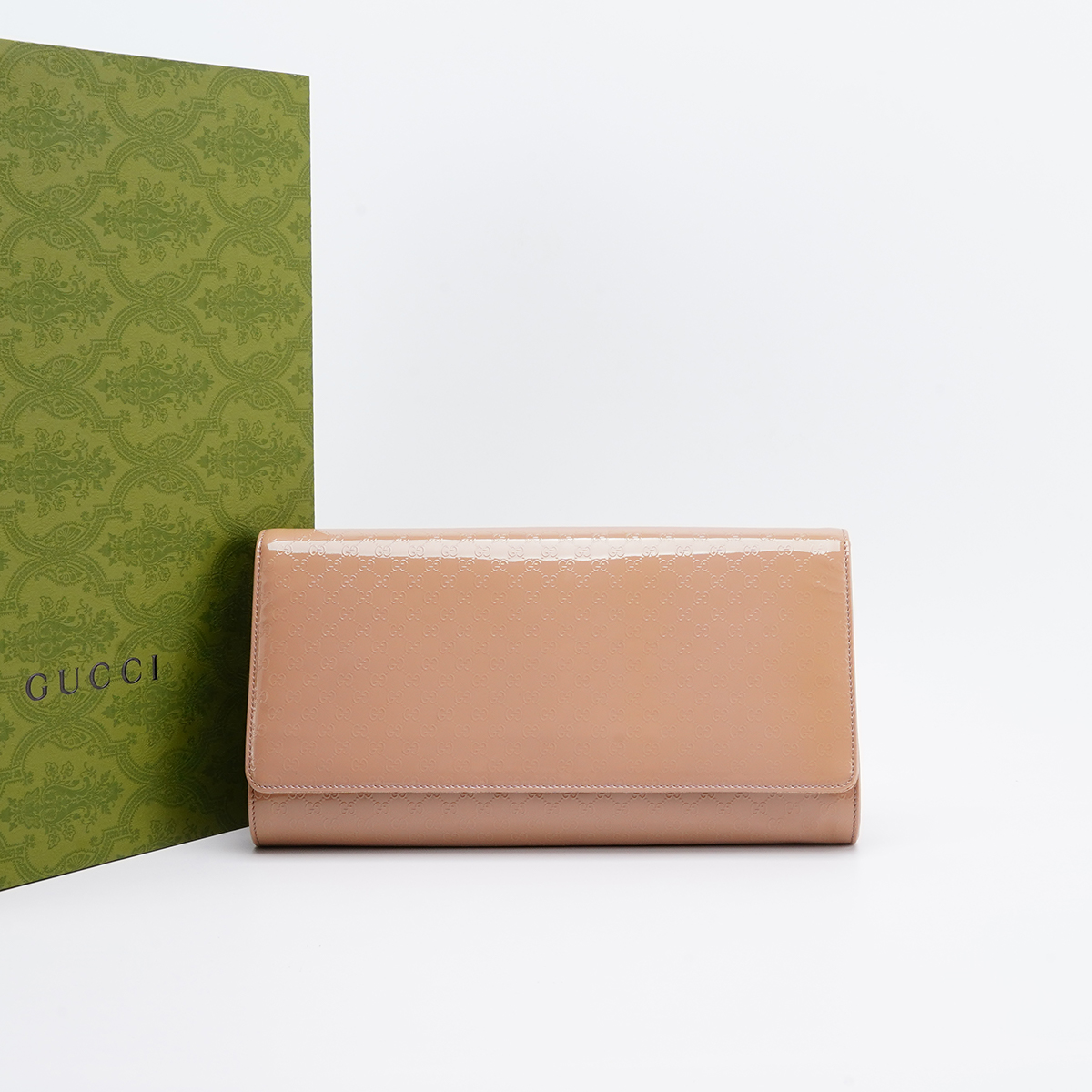 95新 GUCCI/古驰 【小清专属】压纹手拿包/BGH003790001