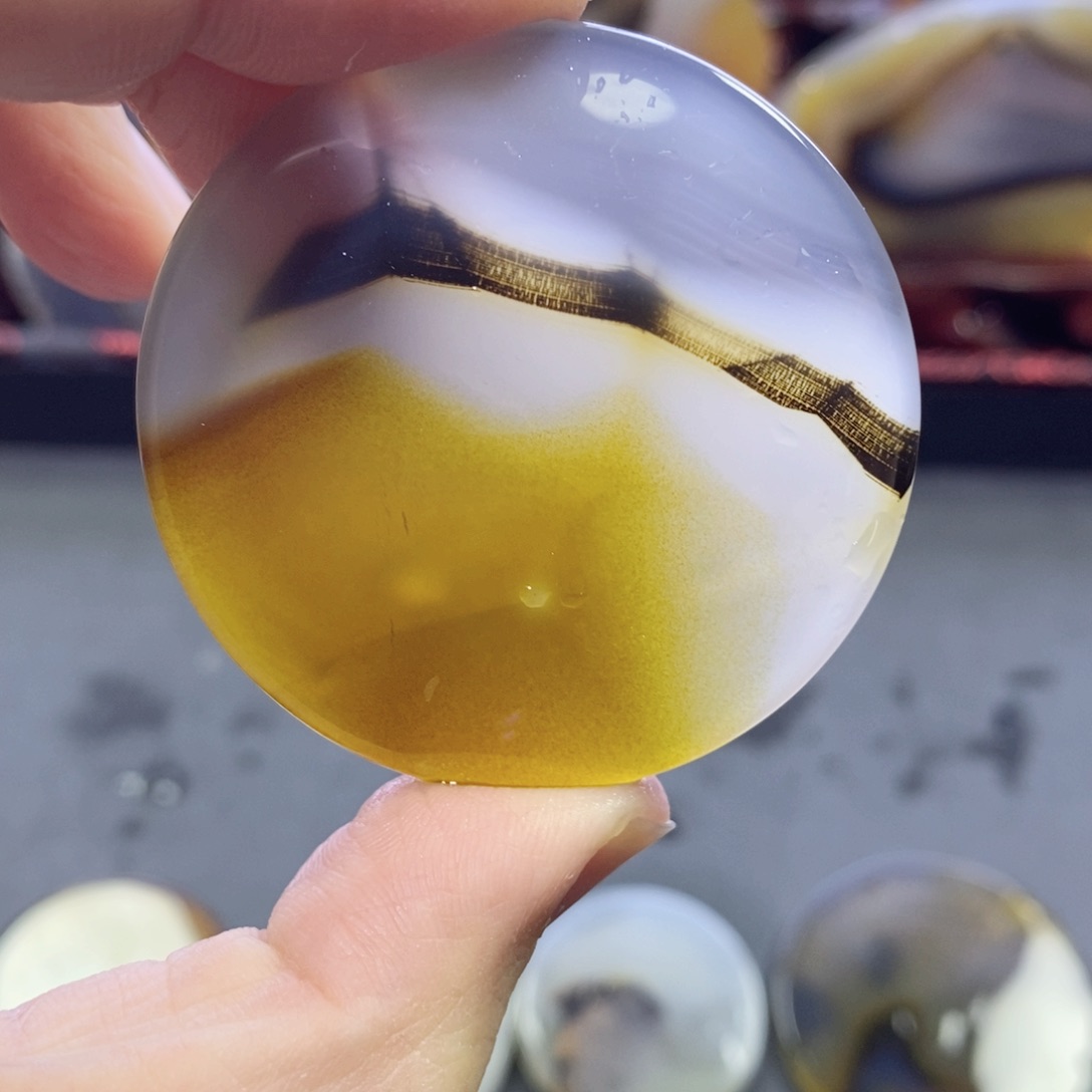 玛瑙/玉髓颈饰未镶嵌编号85