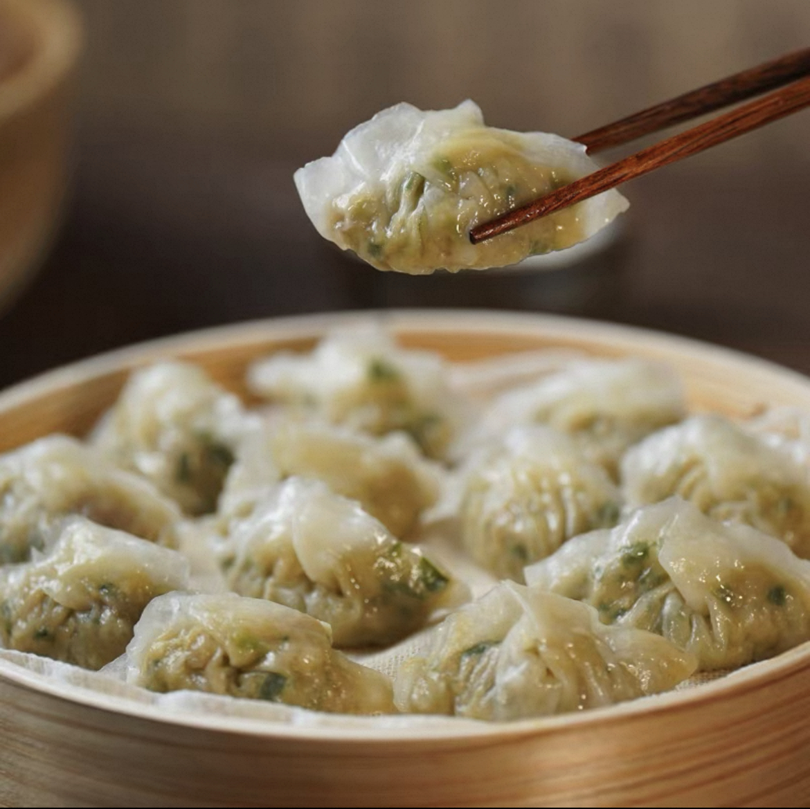 新鲜手工鱼饺冷冻蒸饺特色精选制作的鱼皮饺子