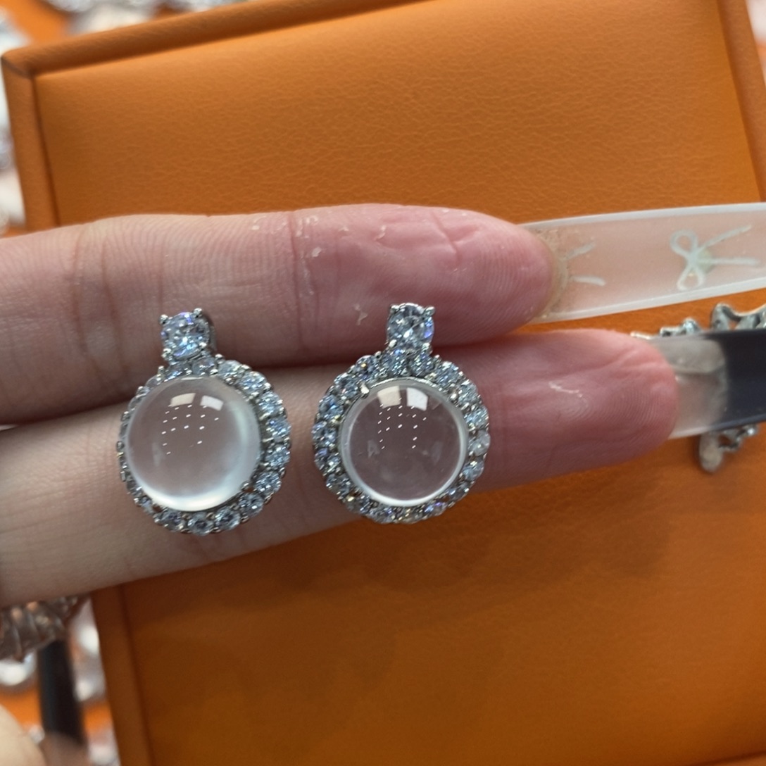 石英质玉吊坠(不含链)银S925镶嵌?**?