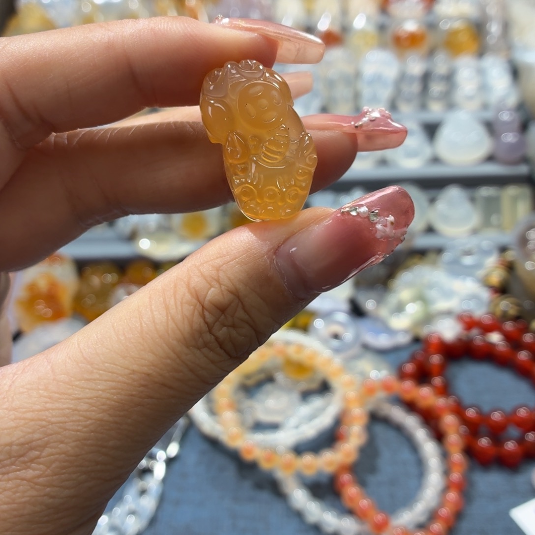 玛瑙/玉髓未镶嵌吊坠(不含链)