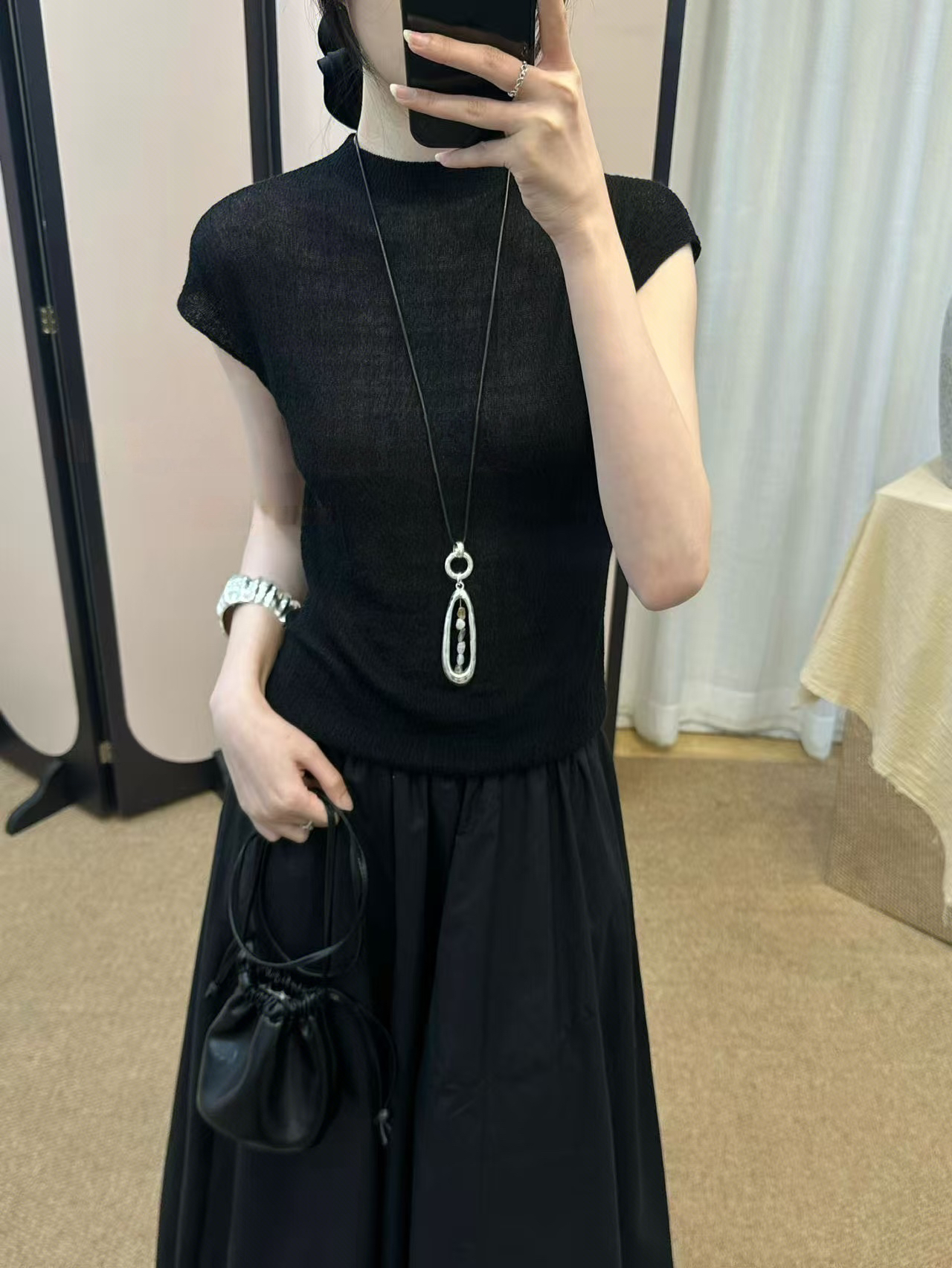 【海南简爱】2025新款高级时尚坎肩上衣108