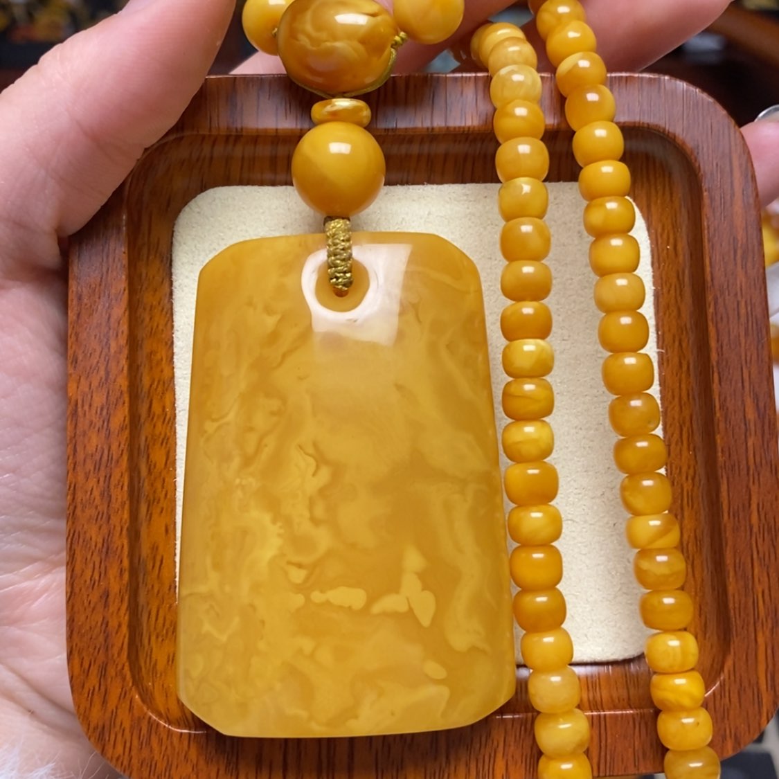 【闪购商品】蜜蜡颈饰未镶嵌项链