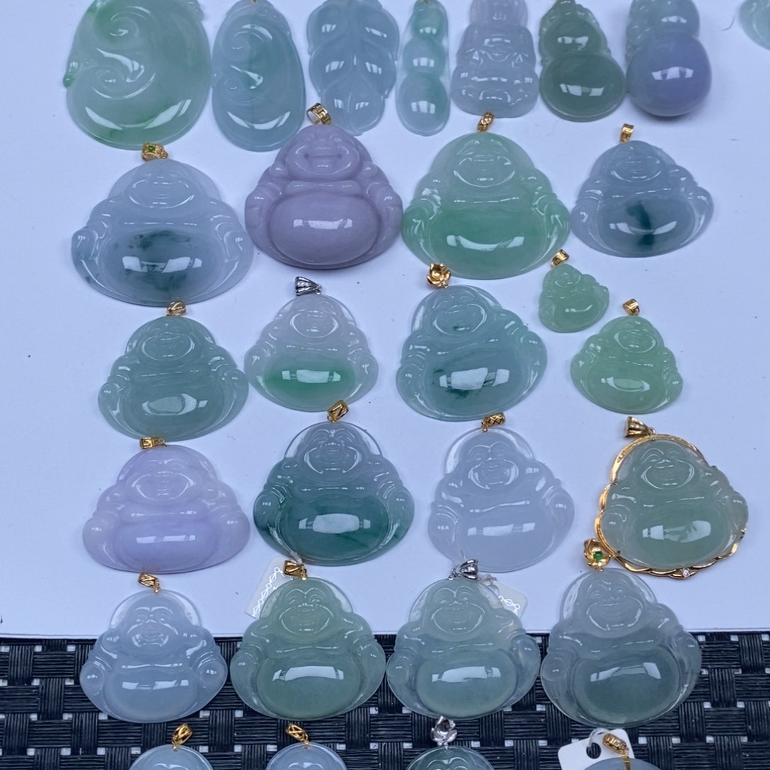 翡翠未镶嵌颈饰天然翡翠