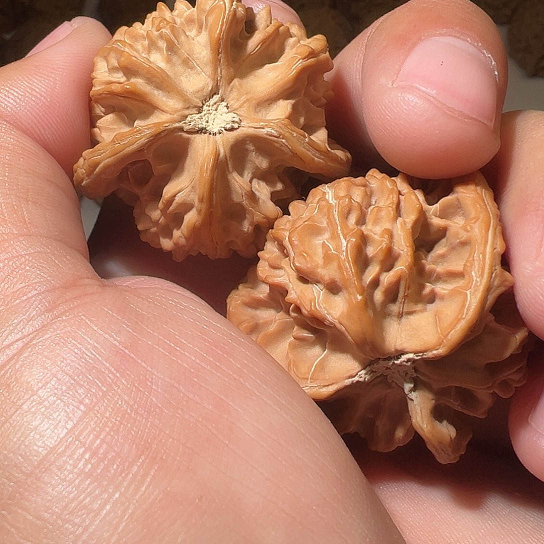 无***念猴头核桃吊坠文玩