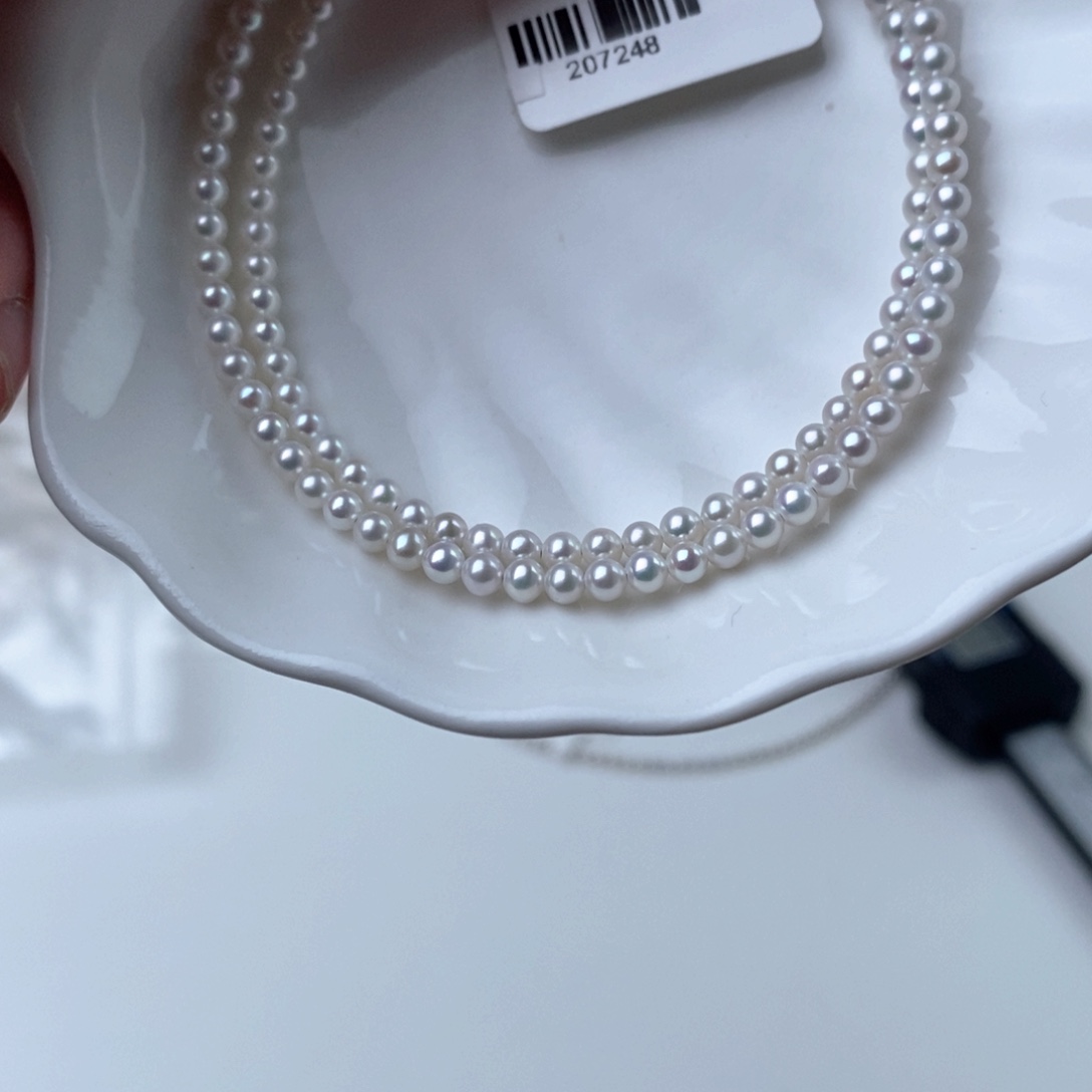 淡水珍珠项链银S925镶嵌207248