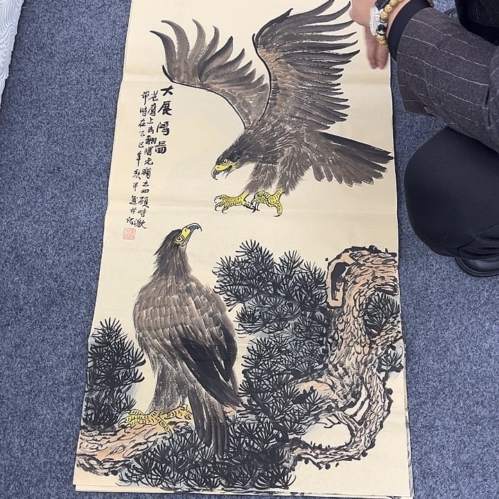 国画宣纸手绘国画作品