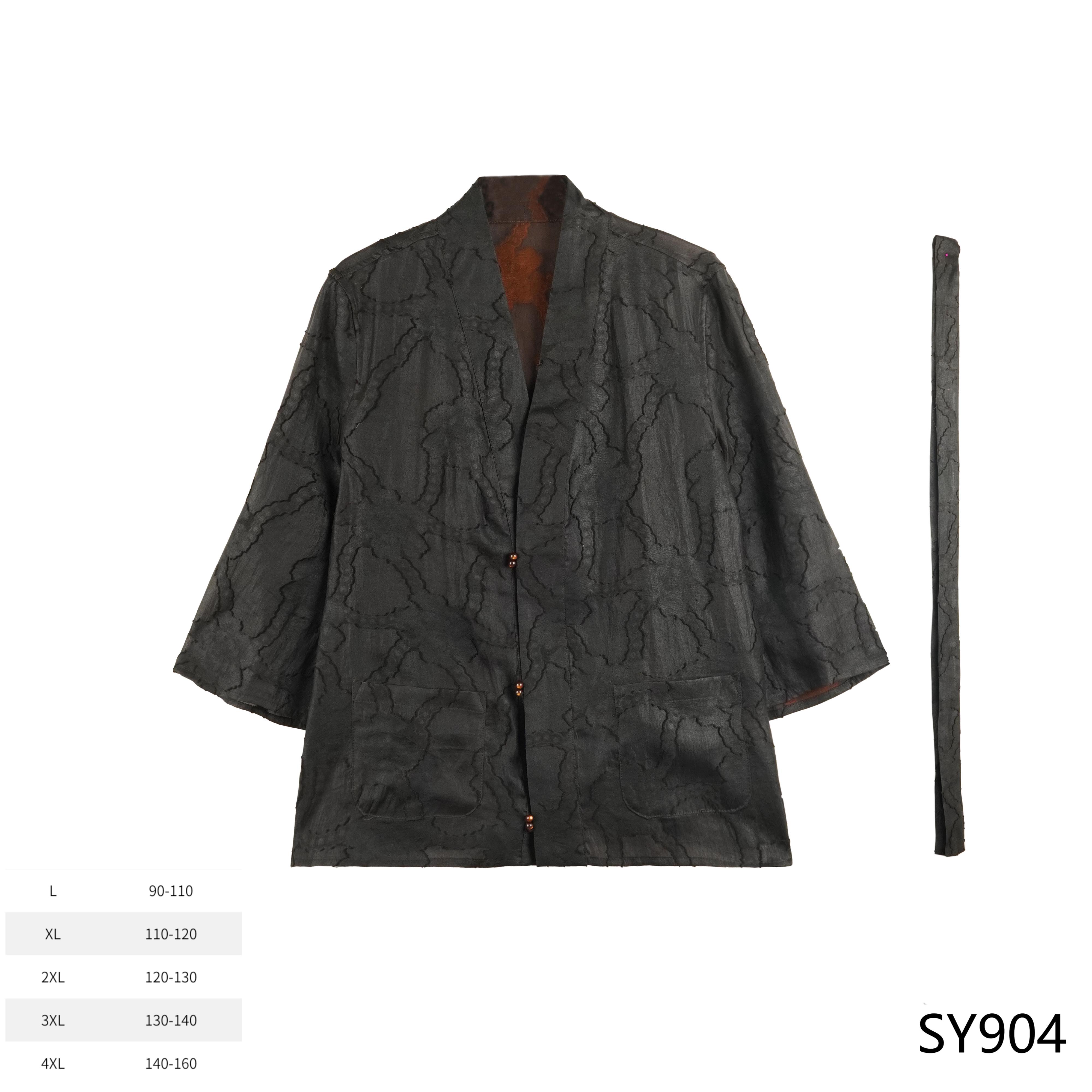 LL  2025夏季新款双面双穿烧花工艺收腰时尚上衣SY904