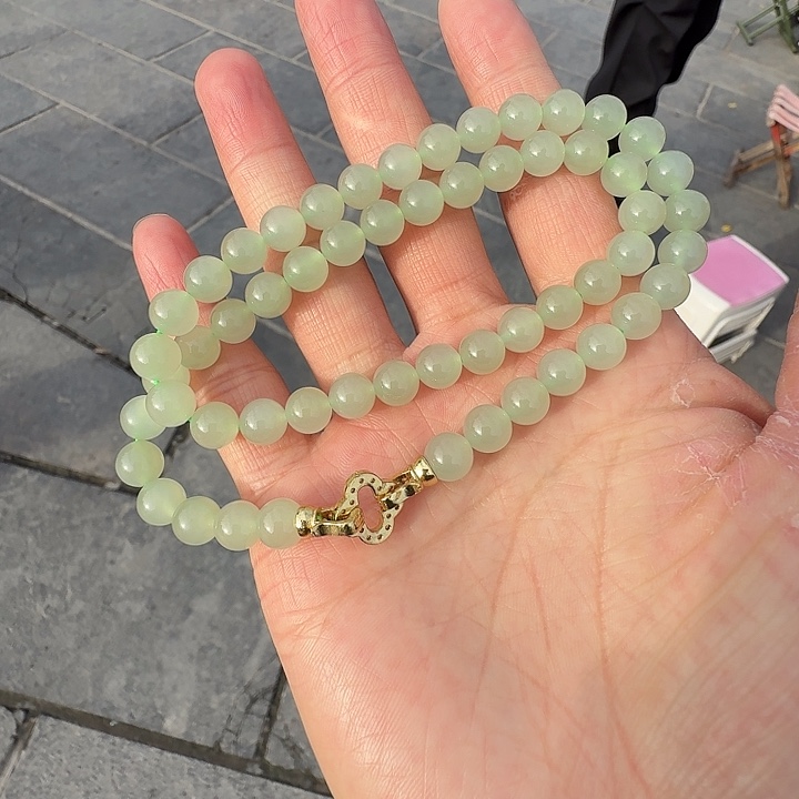 和田玉未镶嵌项链