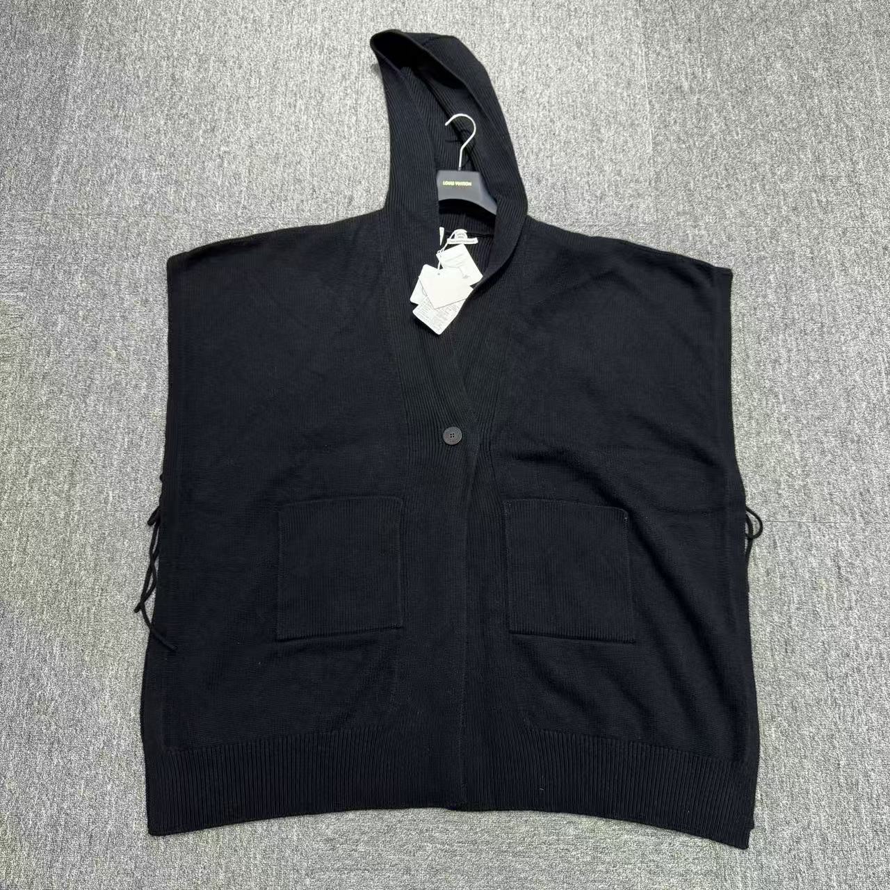 未使用 Hermes/爱马仕 羊绒连帽斗篷/均码/编码18865