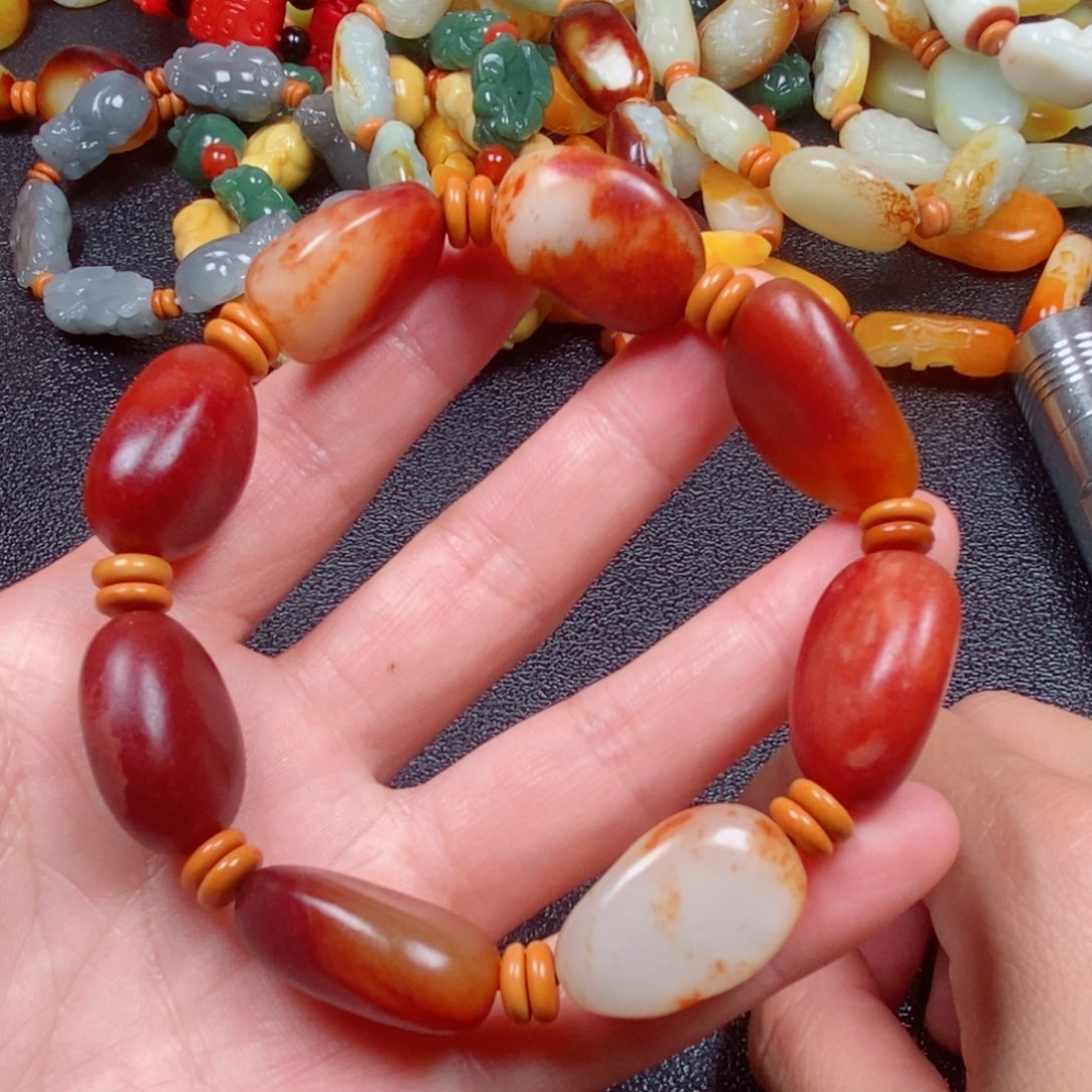 和田玉未镶嵌颈饰我**爱