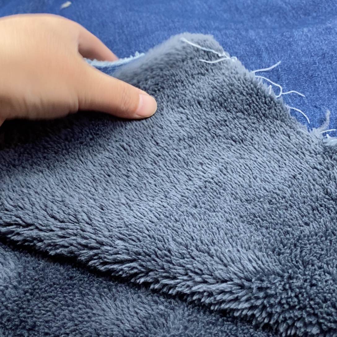 棉深蓝北极绒12345