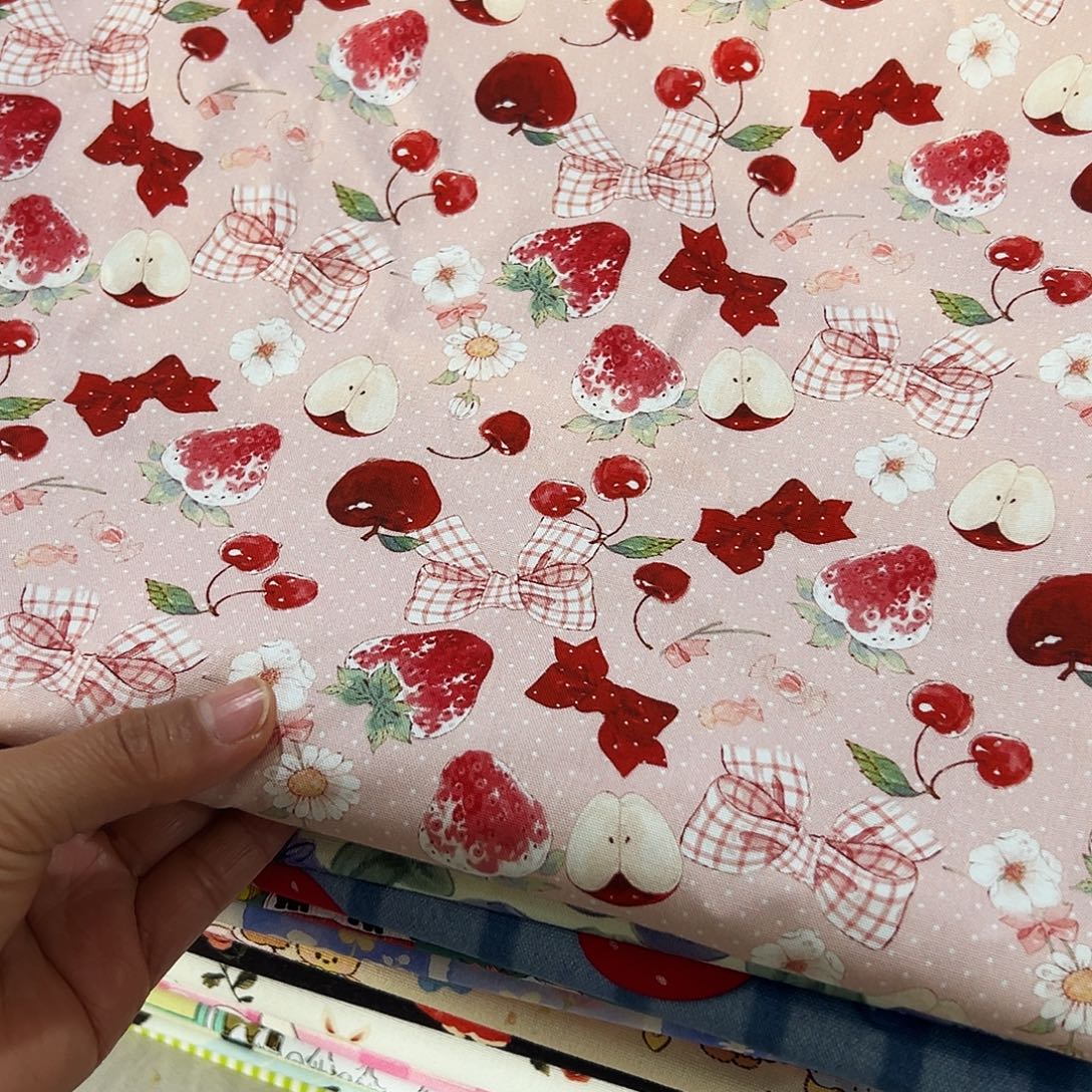 棉一米价纯棉7安帆布1.5宽果子块
