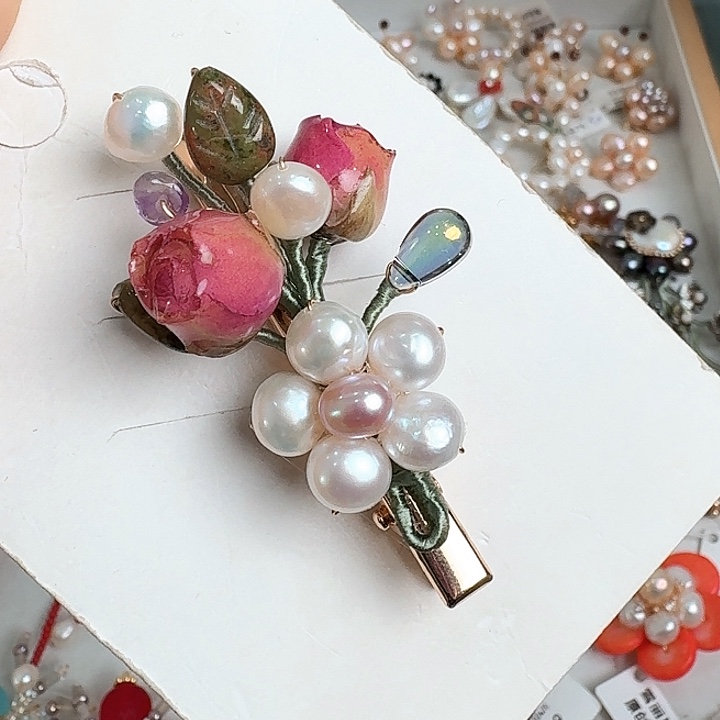 淡水珍珠未镶嵌发饰