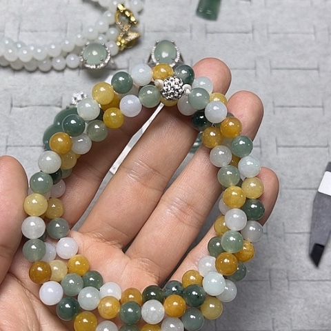 未镶嵌定制翡翠项链