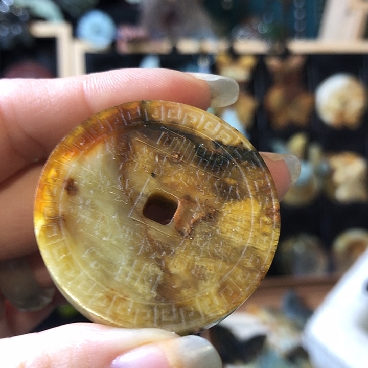 岫玉未镶嵌岫玉挂件