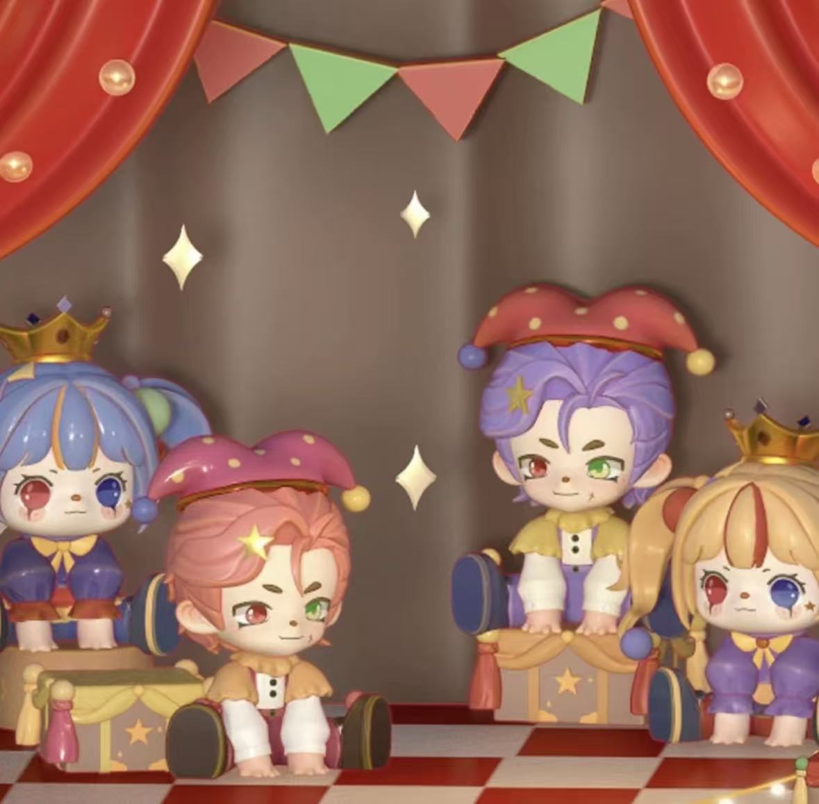 KUNA马戏团萌粒潮玩盲盒