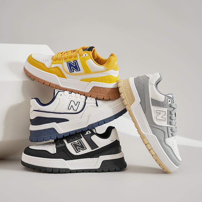 NEW BOLUNE/新百伦秋季增高防滑休闲风时尚透学生潮流休闲情侣鞋