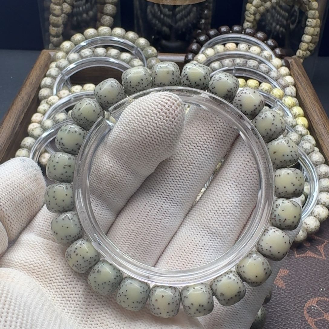 星月菩提吊坠10.9双留白星点