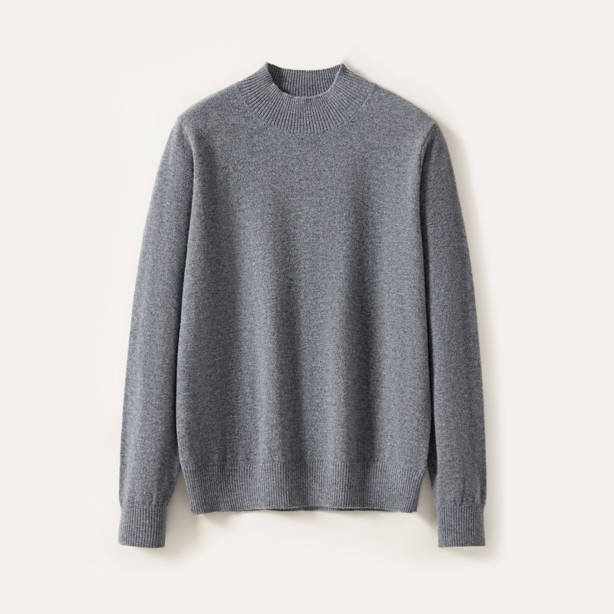 100羊毛加厚宽松百搭纯色半高领美利奴针织毛衣保暖秋冬打底衫003