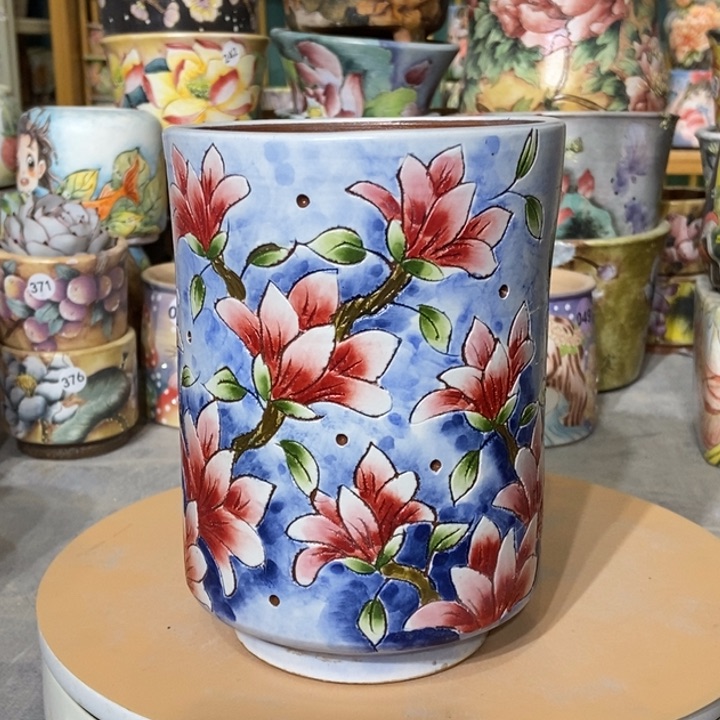 红陶景德镇艺术手绘作品