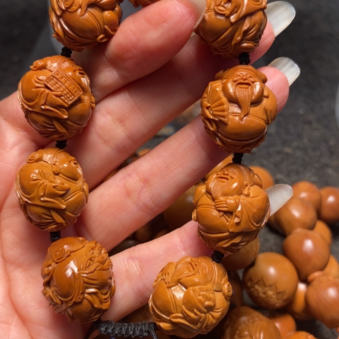 手串/手链橄榄核八方来财