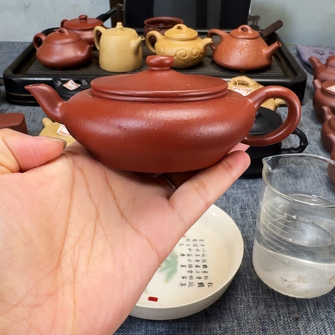茶壶紫砂全手工紫砂壶笠帽