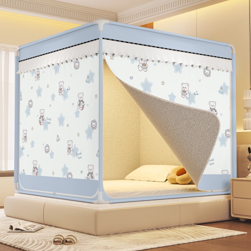 【防摔保暖帐篷无帐纱】不带帐纱全底秋冬保暖床上帐篷全包透气防风