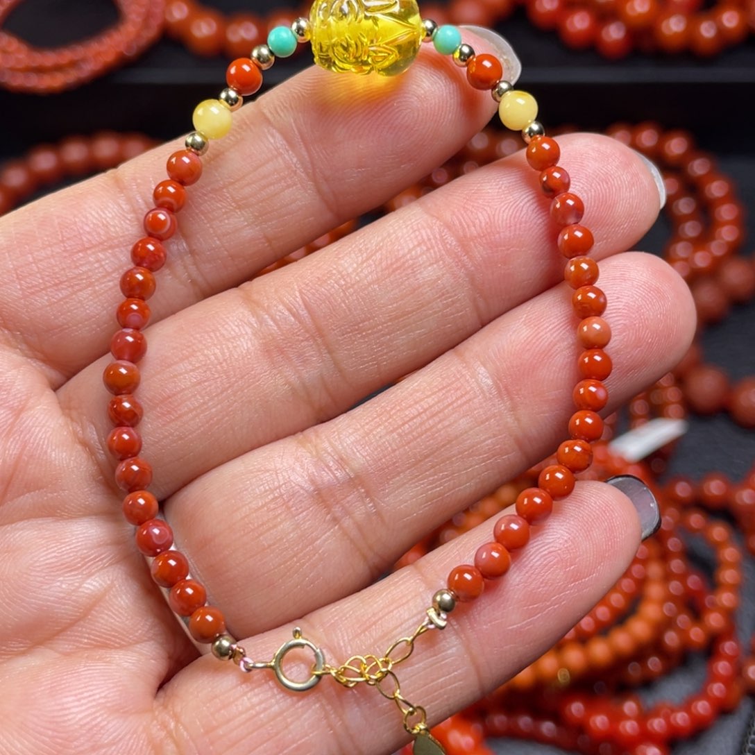 玛瑙/玉髓手链未镶嵌